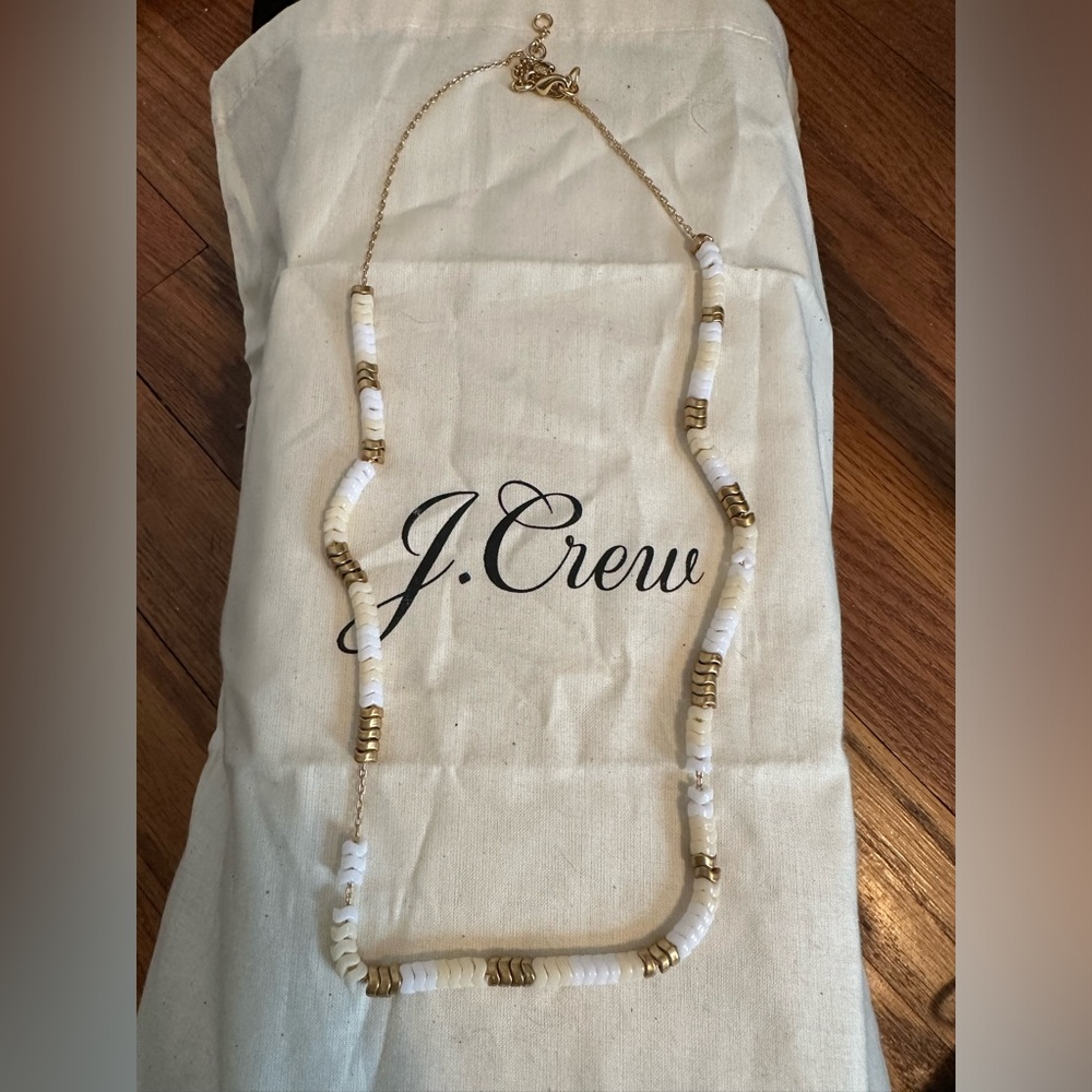 JCrew  chevron bead necklace